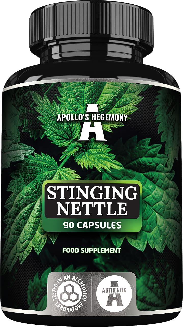 High Strength Stinging Nettle Extract Capsules - 500mg, 90 Vegan Capsules, Cardiovascular Support Supplement