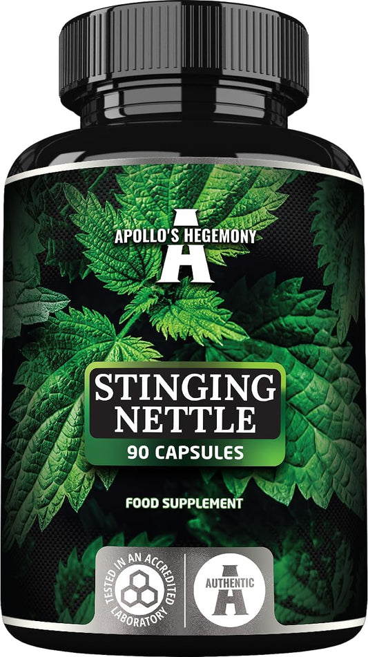 High Strength Stinging Nettle Extract Capsules - 500mg, 90 Vegan Capsules, Cardiovascular Support Supplement