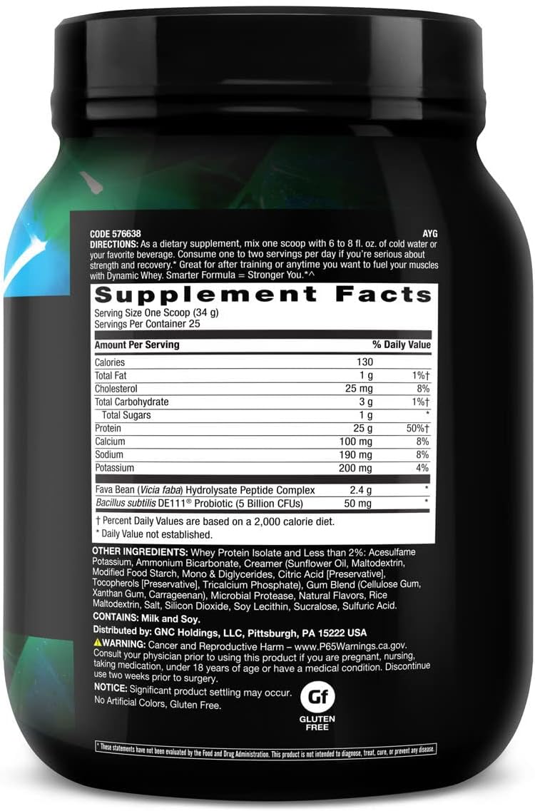 High-Tech Vanilla Ice Cream Protein for Faster Recovery | Beyond Raw Dynamic Whey | 25 Servings