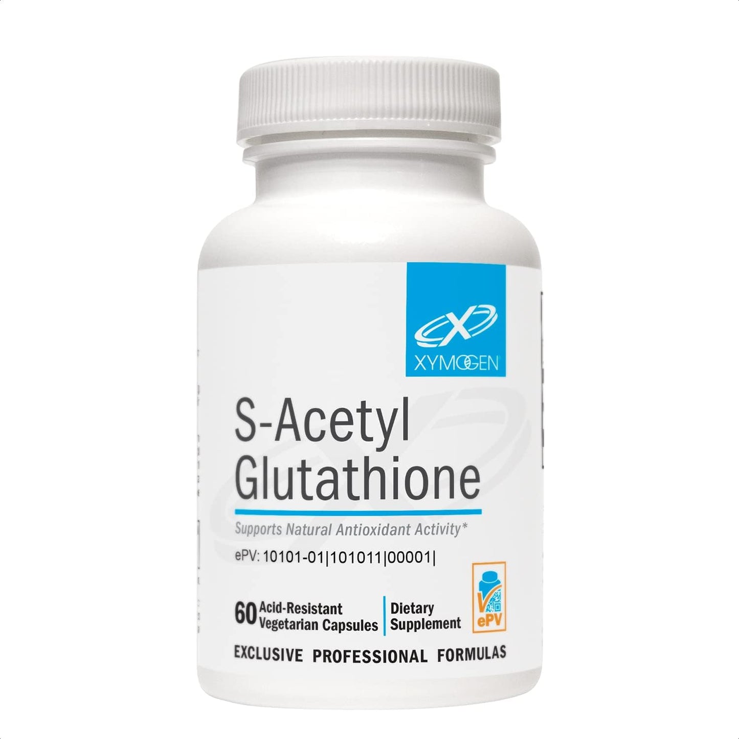 Highly Absorbable S Acetyl Glutathione Capsules for Healthy Aging and Immune Support - Antioxidant and Cellular Health Supplement (60 Count)