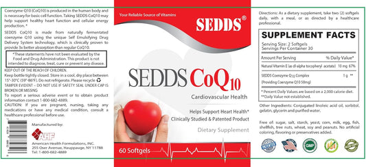 Highly Absorbent Liquid CoQ10 Ubiquinol Supplement for Cardiovascular Health (60 Count) - Supports Heart Health and Energy, Water-Soluble Softgel for High Blood Pressure and Cholesterol