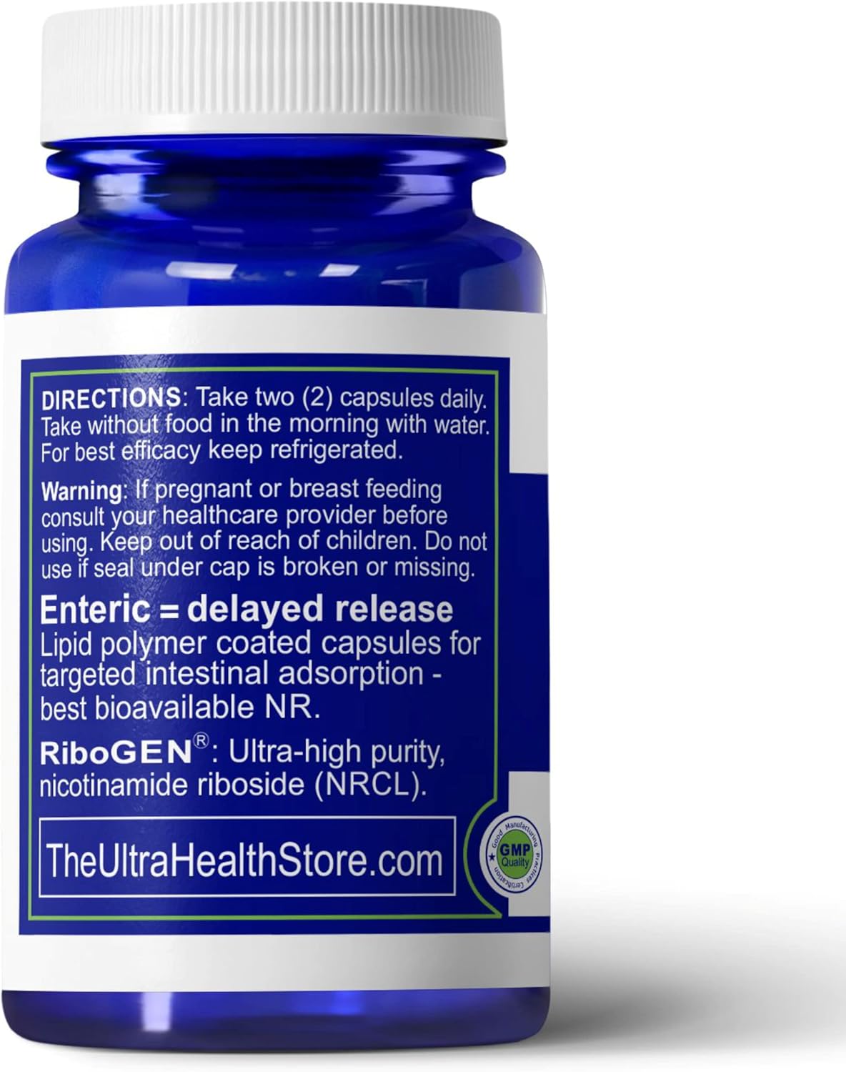 Highly Bioavailable Nicotinamide Riboside (NR) 300mg Capsules, Ultra High Purity NAD Supplement with Liposomal Coating, Enteric Coated for Best Value