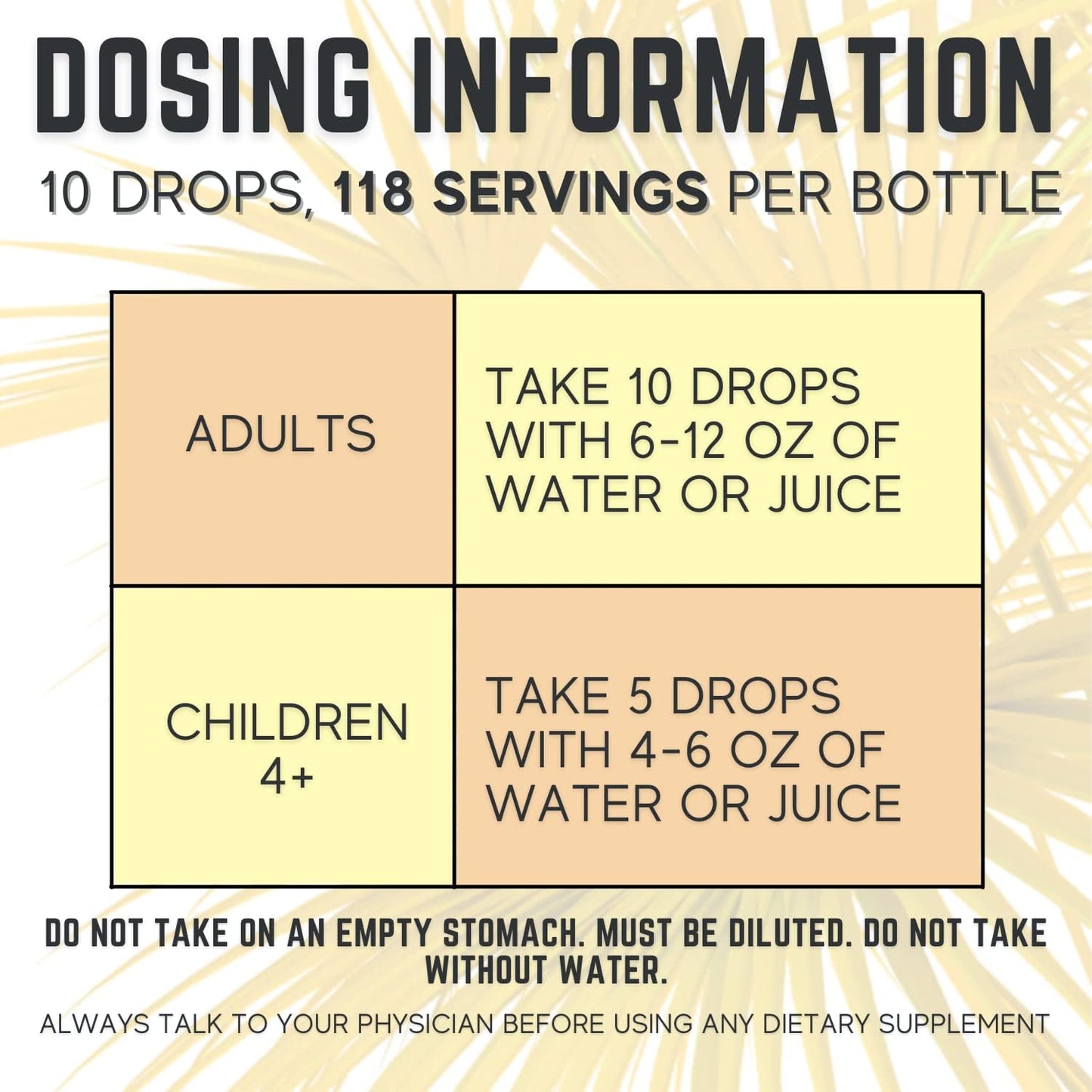 Highly Concentrated Liquid Ionic Calcium Supplement - 10 Drops = 50mg - 100 Servings - 1.6fl. oz Bottle