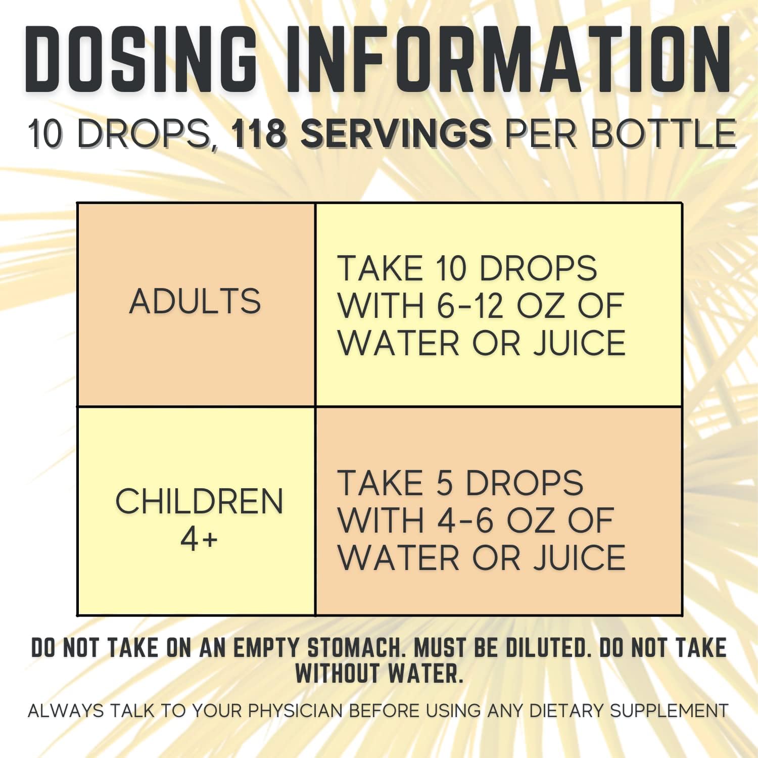Highly Concentrated Liquid Ionic Calcium Supplement - 10 Drops = 50mg - 100 Servings - 1.6fl. oz Bottle