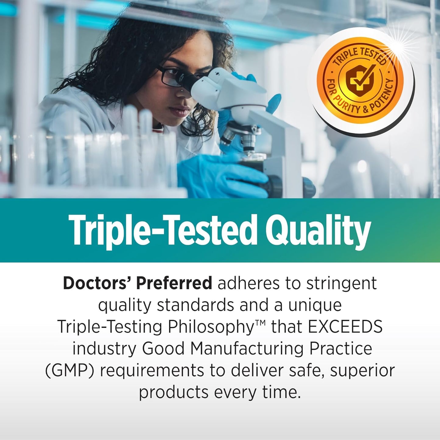 Highly Potent Doctors' Preferred Advanced Magnesium Glycinate Complex for Heart and Mood Health, Enhanced Absorption 420 mg - 30-Day Supply
