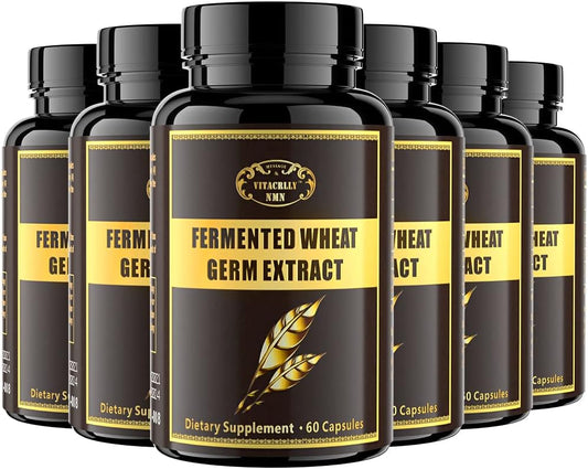 Highly Potent Spermidine Supplement Capsules with Wheat Germ Extract - 1000mg Formula Boosted with Zinc for Cell Renewal, Antioxidant Support, and Energy - 360 Capsules (6 Bottles)