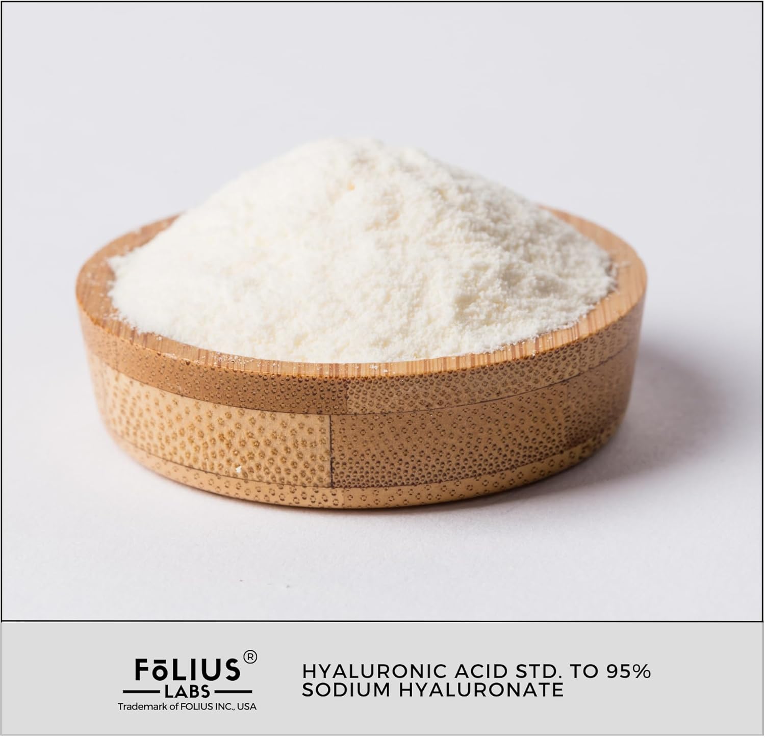 Highly Purified 500mg Hyaluronic Acid Capsules - 95% Sodium Hyaluronate - Bioavailable & Non-GMO - 60 Capsules