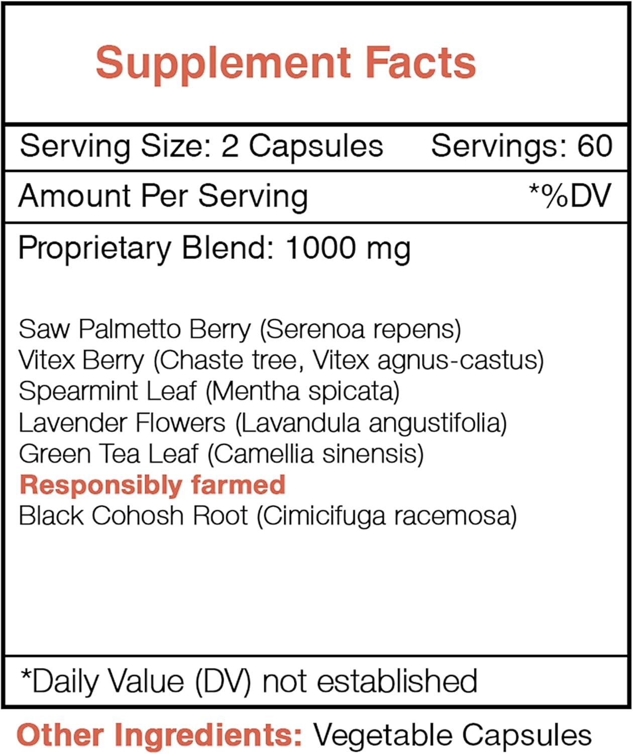 Hirsu Secret Herbal Supplement Blend for Unwanted Face and Body Hair - 2x120 Capsules by Secrets of the Tribe