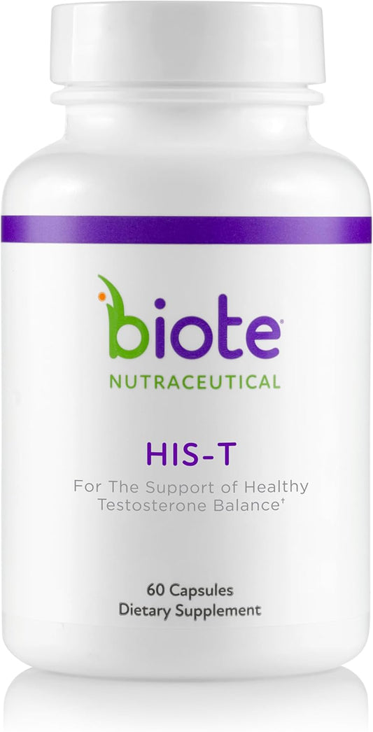 HIS-T Testosterone Balance Support Nutraceuticals for Men - 60 Capsules