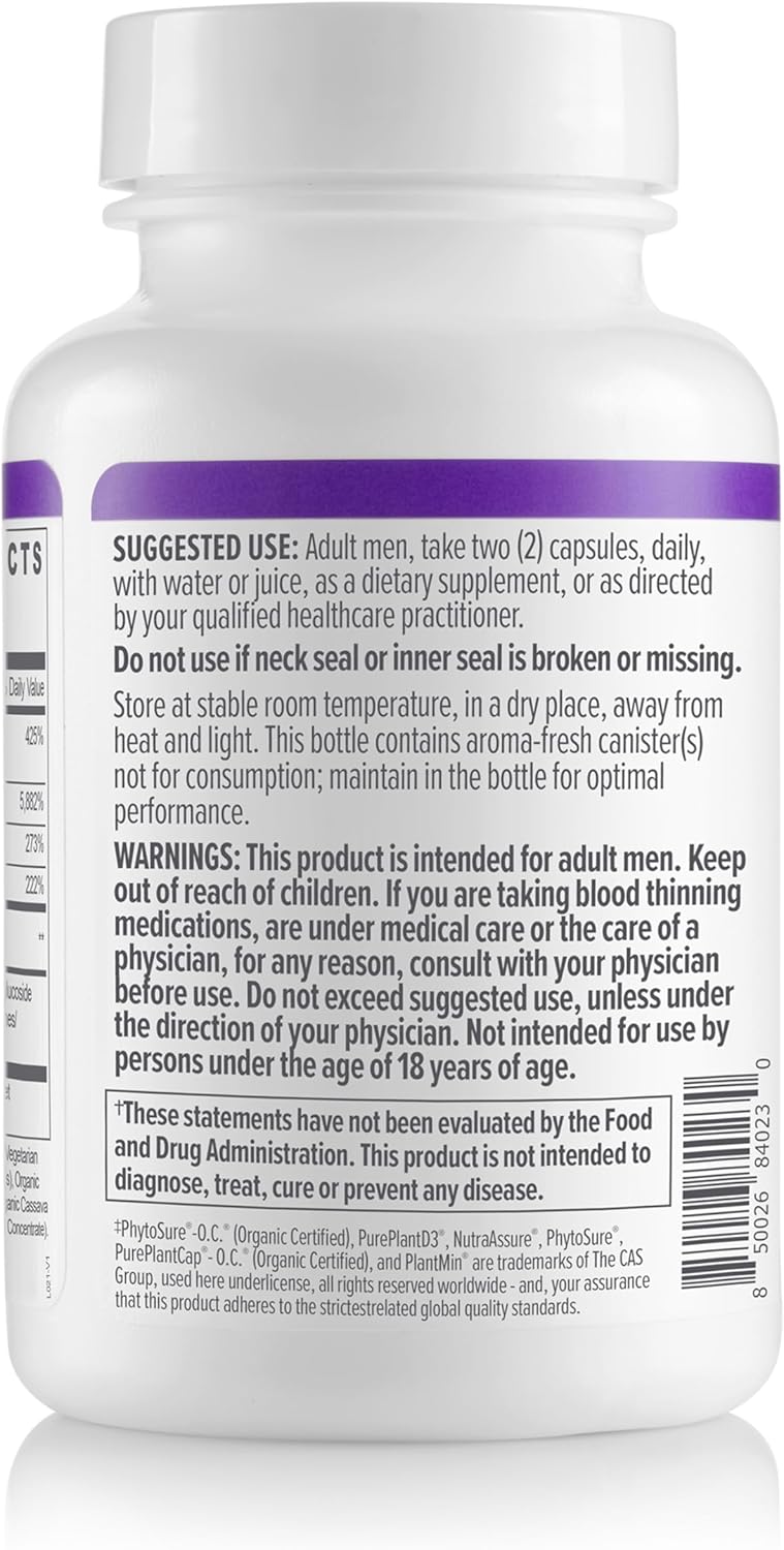 HIS-T Testosterone Balance Support Nutraceuticals for Men - 60 Capsules