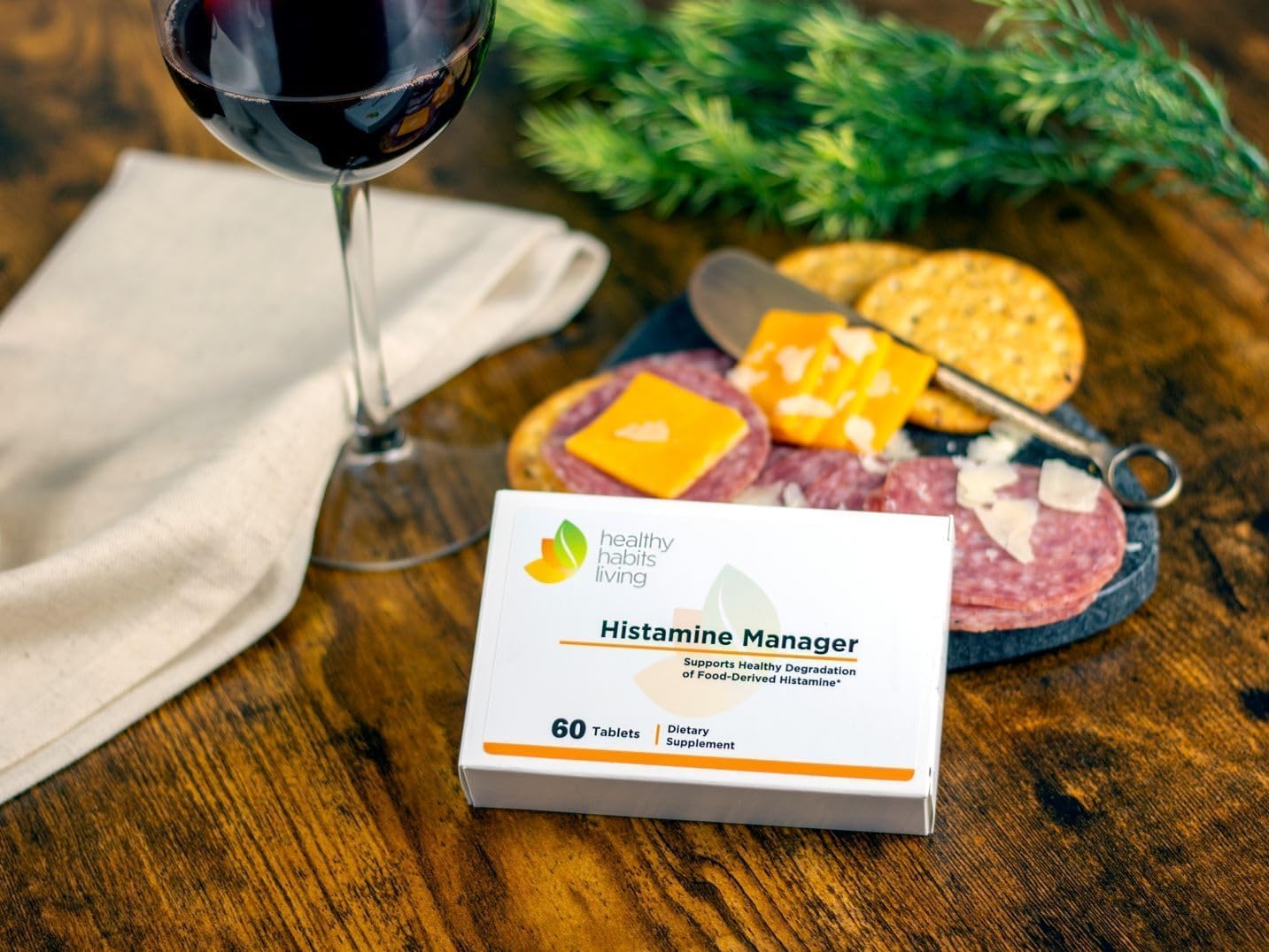 Histamine Intolerance Management with 20,000 HDU of DAO - Improved Digestive Enzyme Formula - 60 Tablets (2 Boxes)