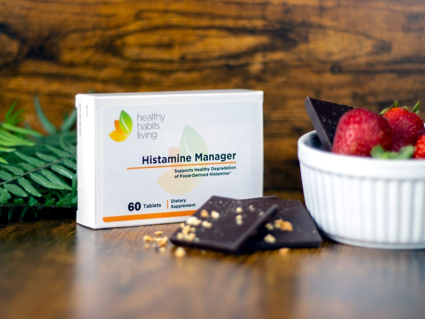 Histamine Intolerance Management with 20,000 HDU of DAO - Improved Digestive Enzyme Formula - 60 Tablets (2 Boxes)
