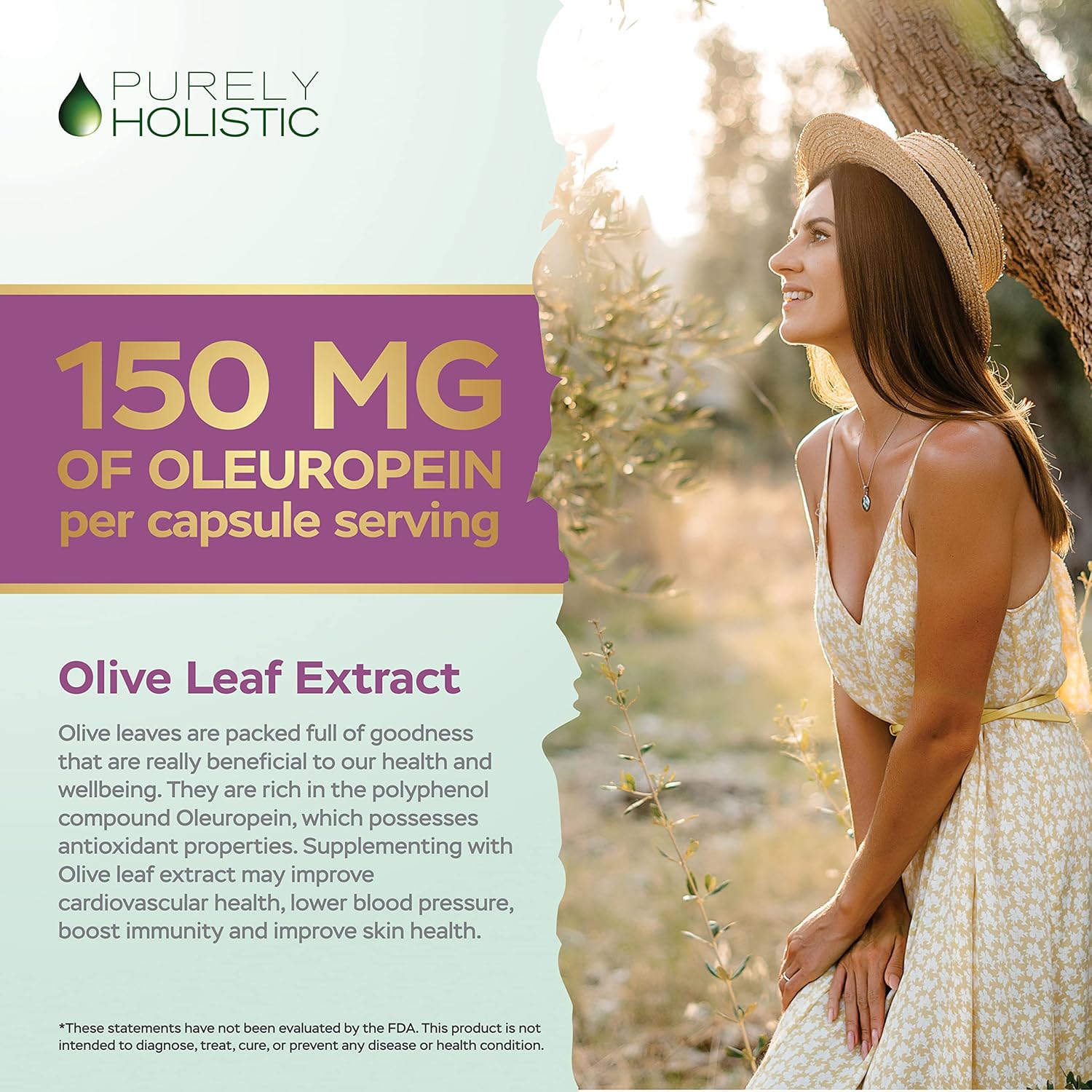 Holistic Hawthorn Berry and Olive Leaf Extract Bundle - 665mg and 750mg Capsules - 270 Vegan Capsules - USA Made