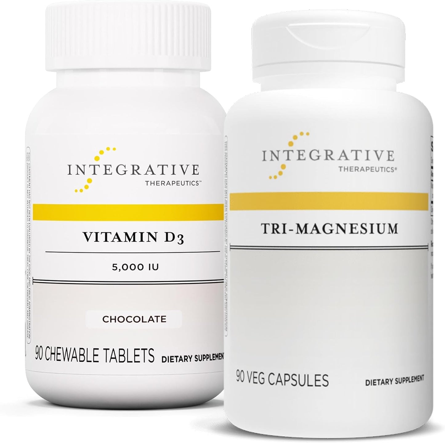 Holistic Wellness Bundle: Integrative Therapeutics Magnesium & Vitamin D3 for Vitality*