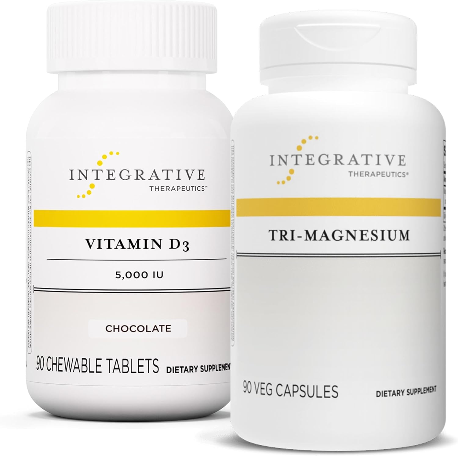 Holistic Wellness Bundle: Integrative Therapeutics Magnesium & Vitamin D3 for Vitality*