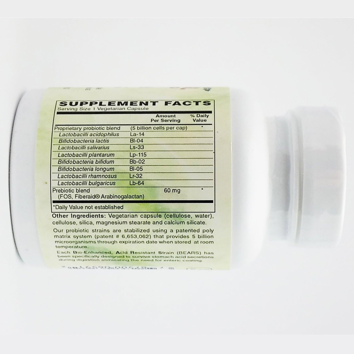 Holly Hill Health Foods Suprema Dophilus Capsules - 60 Vegetarian Capsules for Gut Health & Probiotics Support
