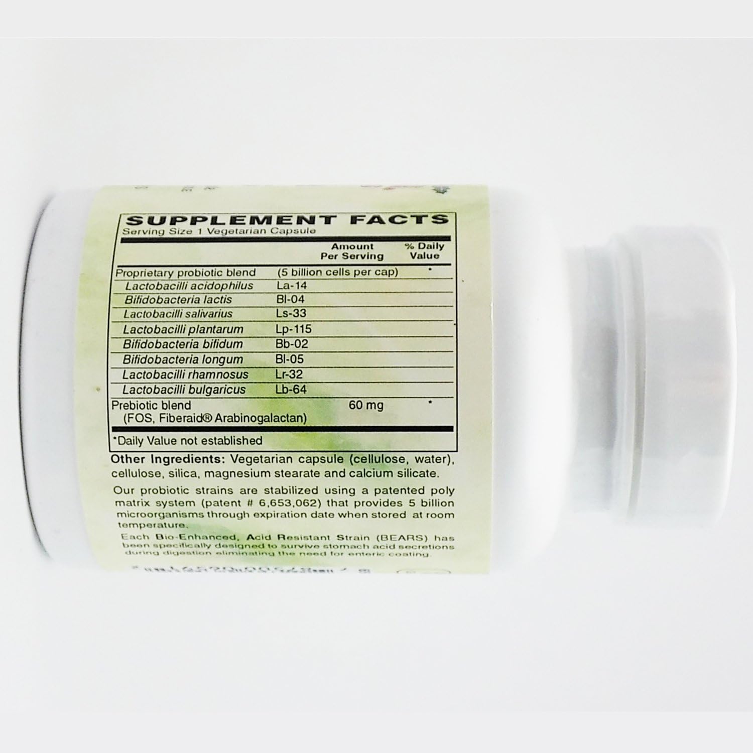 Holly Hill Health Foods Suprema Dophilus Capsules - 60 Vegetarian Capsules for Gut Health & Probiotics Support