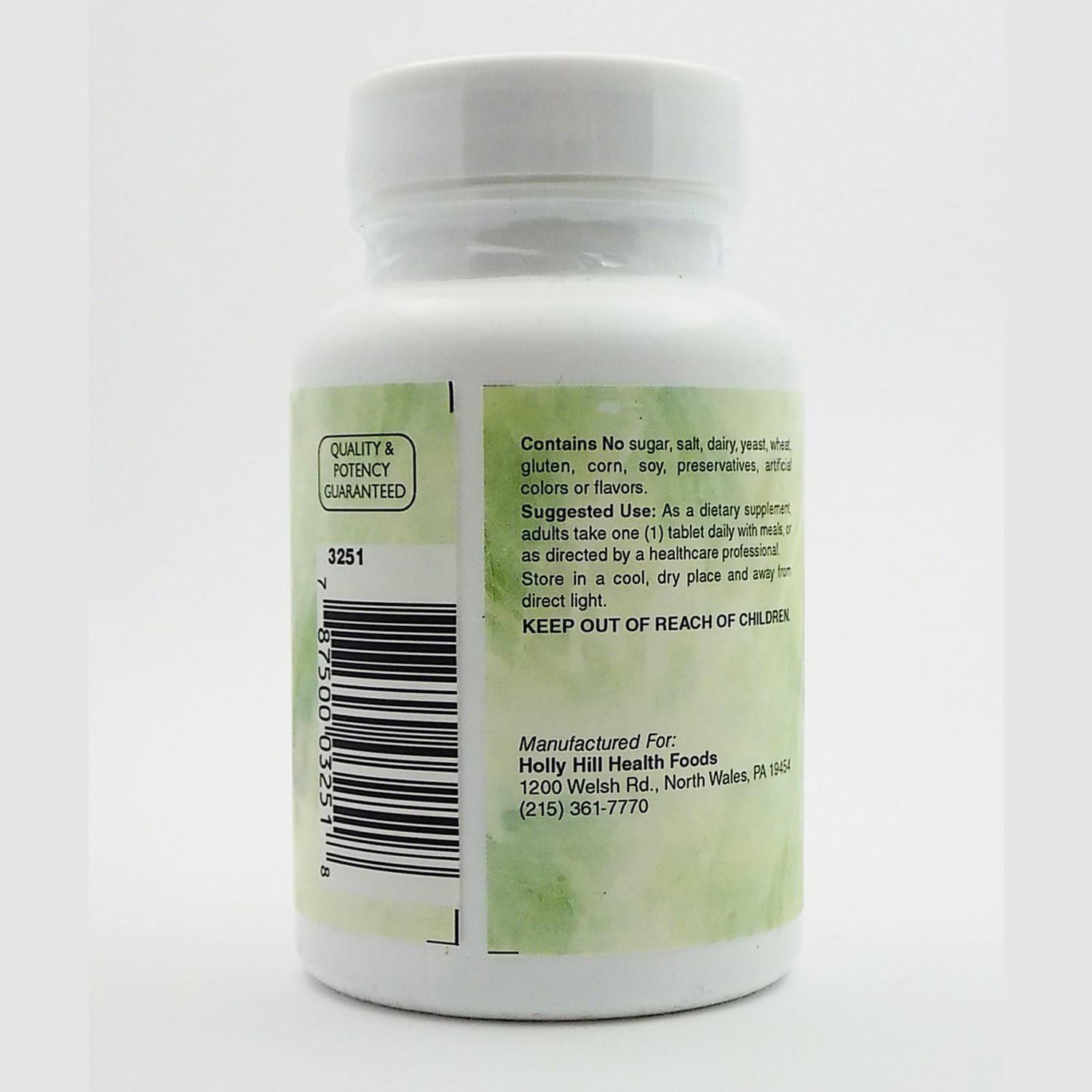 Holly Hill Health Foods Vitamin B6 Tablets - 100 Count