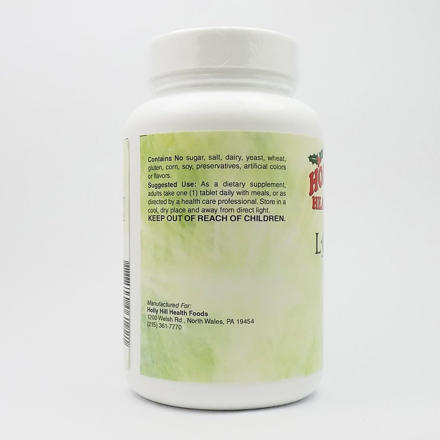Holly Hill Health Foods Zinc Tablets 20 MG - 250 Count Bottle