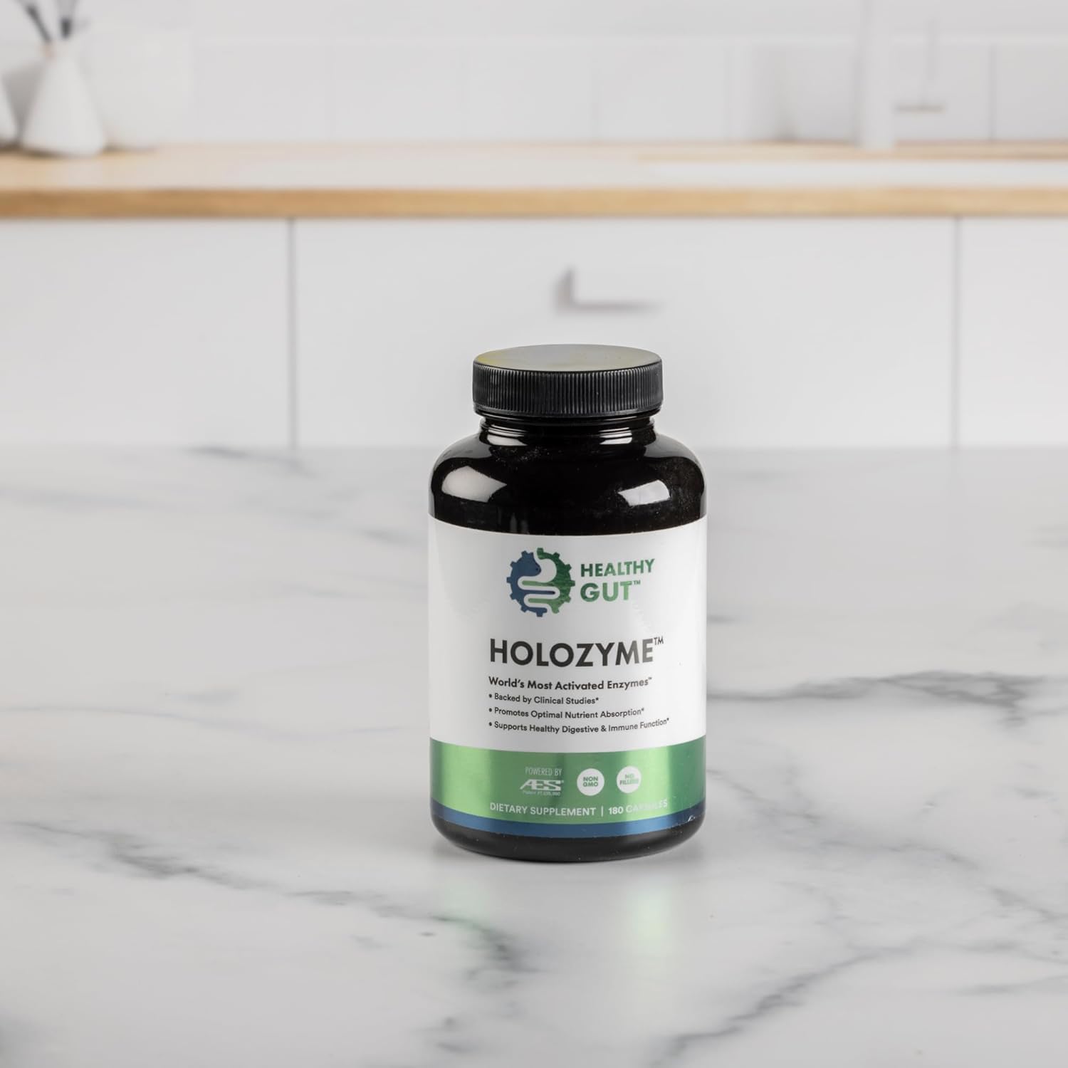Holozyme Digestive Enzymes & Magnesium HP Bundle - 90 Servings for Healthy Gut