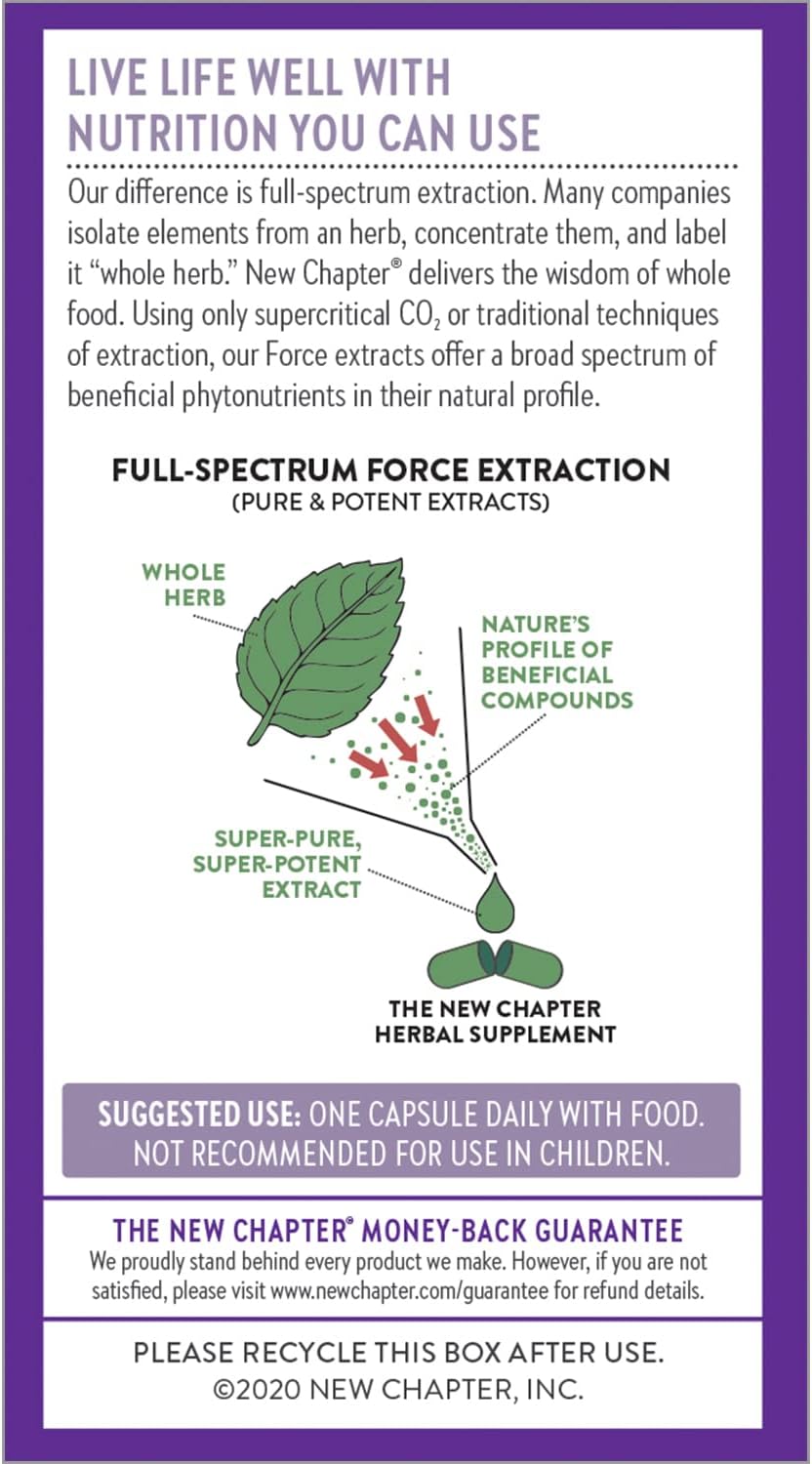 Holy Basil Force Supplement for Stress & Immune Support - Non-GMO Vegetarian Capsules (30 Count)