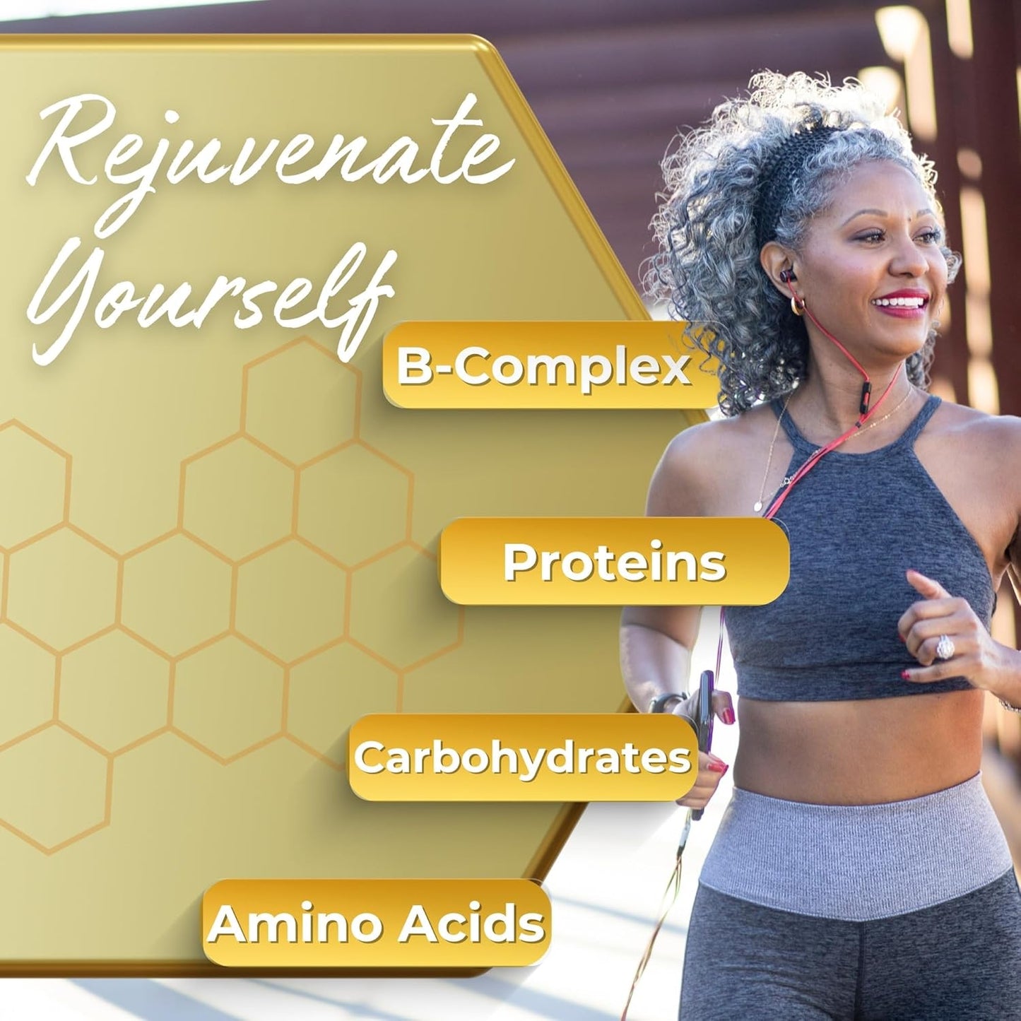 HONEYBEEZONE Bee Bread and Royal Jelly Capsules - Natural Superfood Combo