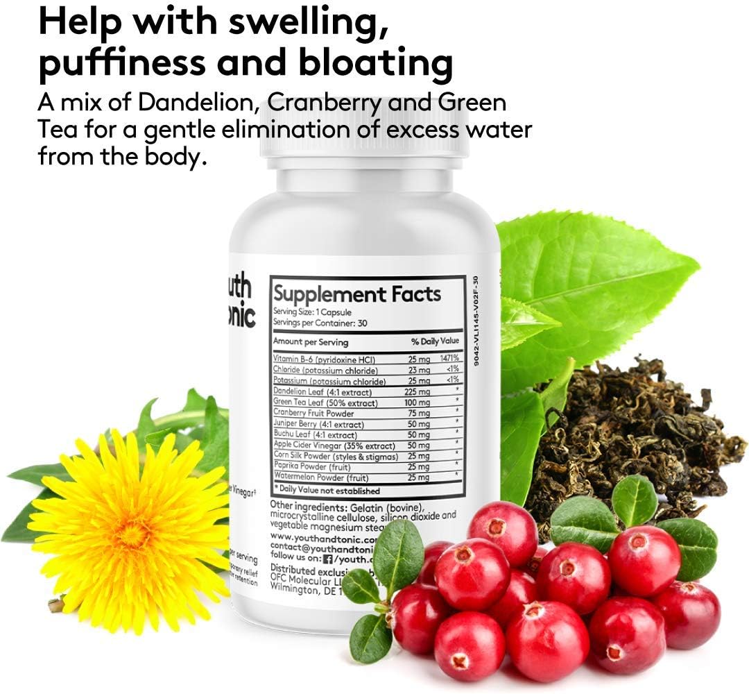 Hormonal Imbalance Relief Bundle for Women: Fast Belly Bloat & Water Retention Loss, PMS & Menopause Support, Weight Control & Hormone Balance