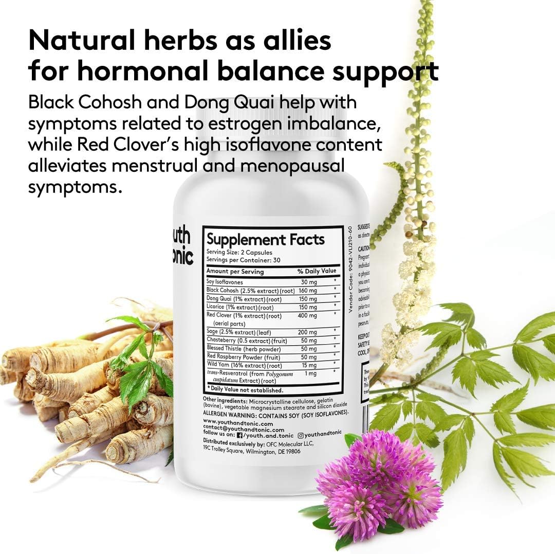 Hormonal Imbalance Relief Bundle for Women: Fast Belly Bloat & Water Retention Loss, PMS & Menopause Support, Weight Control & Hormone Balance