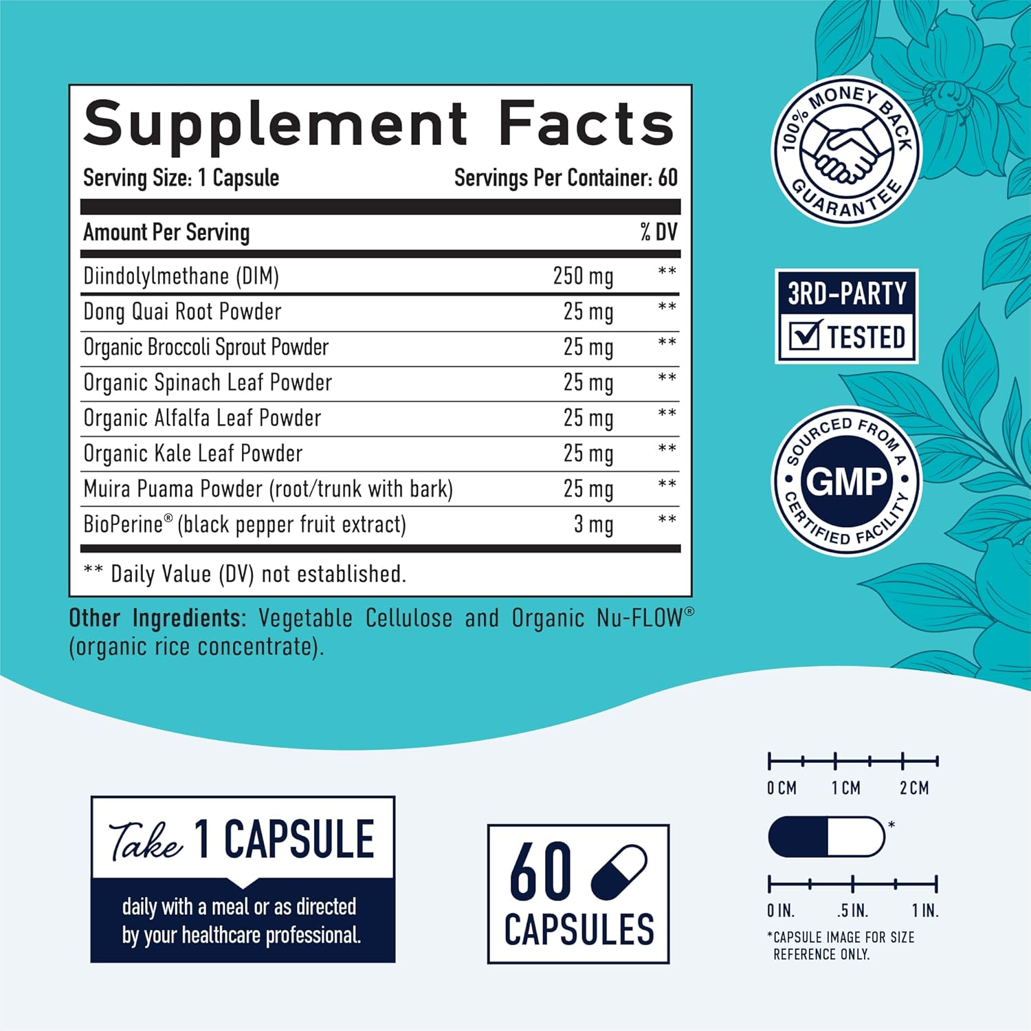 Hormone Balance Bundle for Women with DIM & Myo-Inositol - 30 Servings Inositol Supplement & 60 Servings DIM Supplement