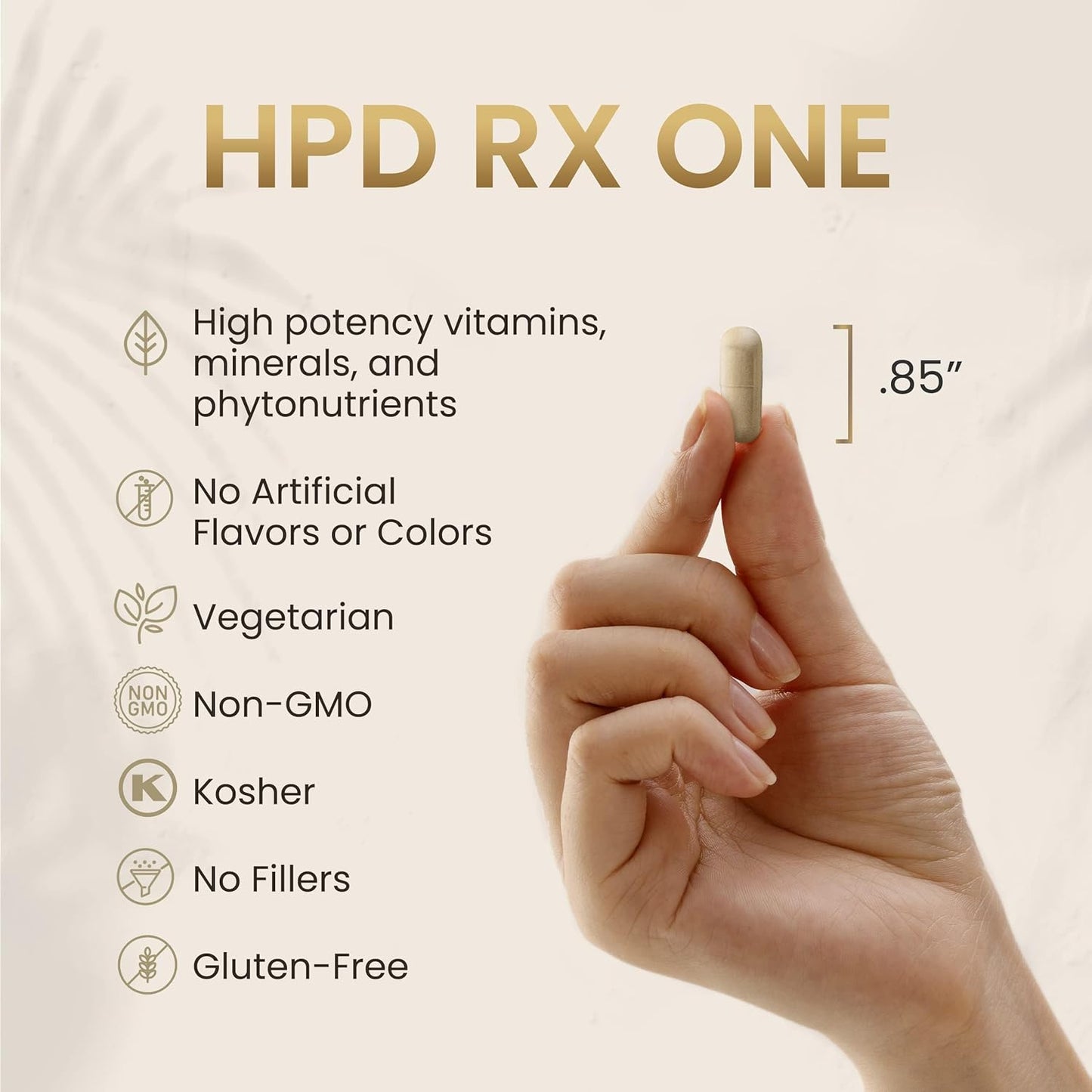 HPD Rx ONE Immunity Boost Multivitamin Supplements | Advanced Immunity Defense Support | 90 Capsules | Women and Men - BoostGo Australia