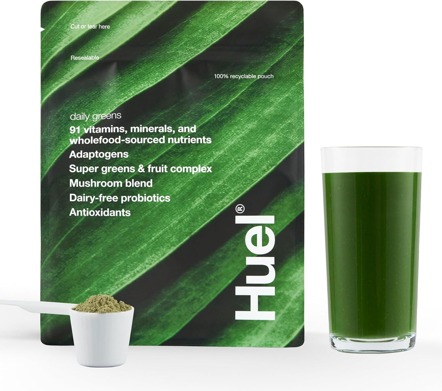 Huel Original Daily Greens Bottle - Daily Greens Supplement for Daily Use