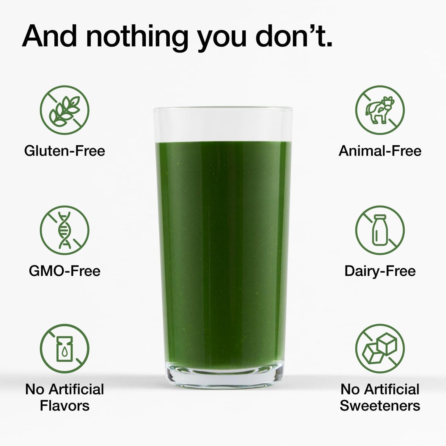 Huel Original Daily Greens Bottle - Daily Greens Supplement for Daily Use