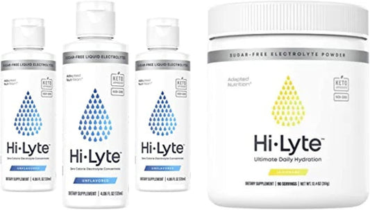Hy-Lyte Electrolyte Powder Drink Mix, Lemonade Flavor, 144 Servings, Immune Support & Hydration Supplement with Extra Potassium