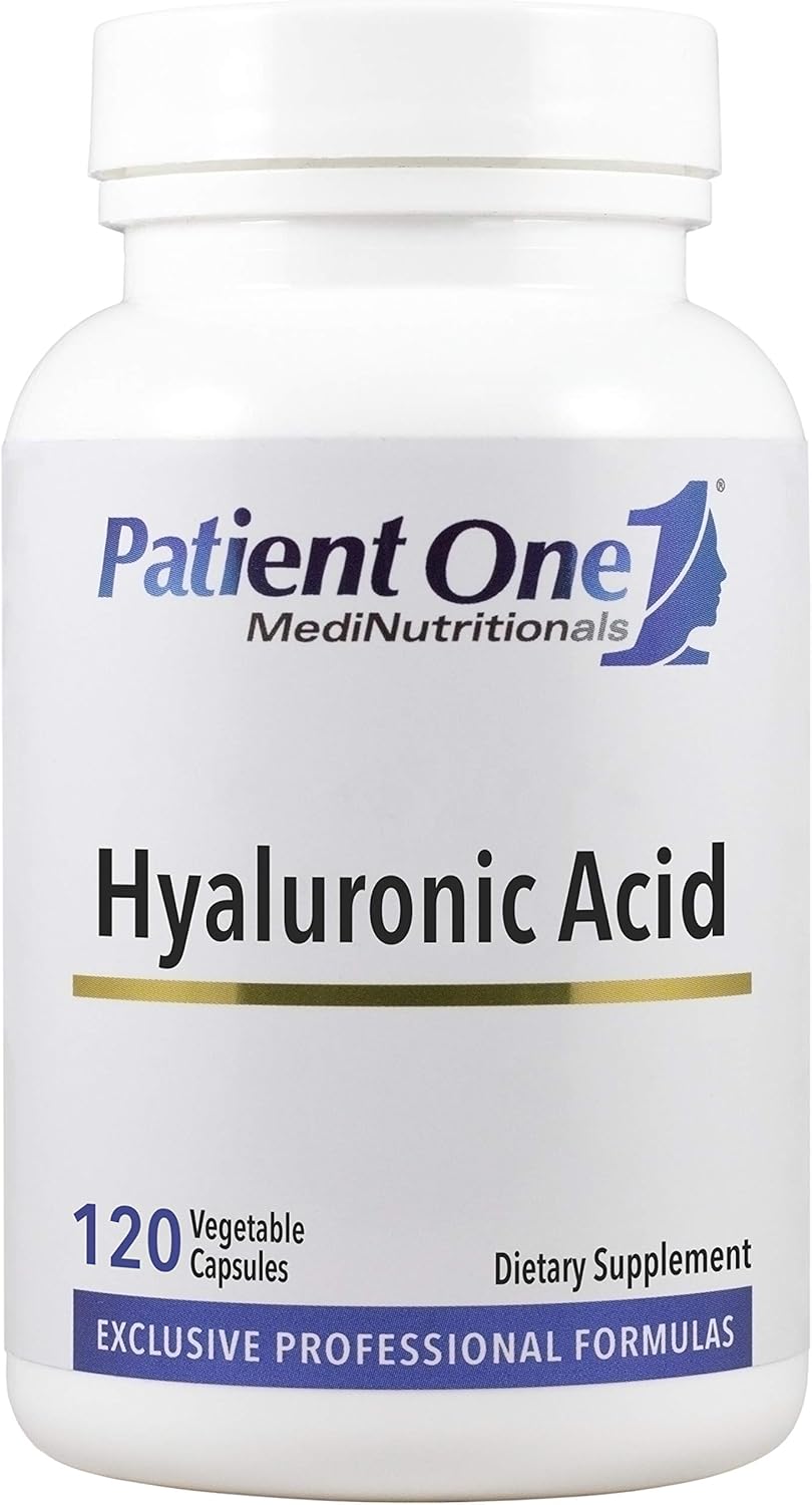 Hyaluronic Acid 100mg Capsules for Skin Hydration & Joint Health - 120 Count