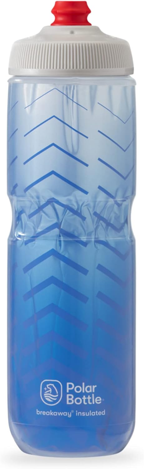HydraPak Polar Bottle Breakaway Insulated - BPA Free 20oz & 24oz Cycling Squeeze Water Bottle