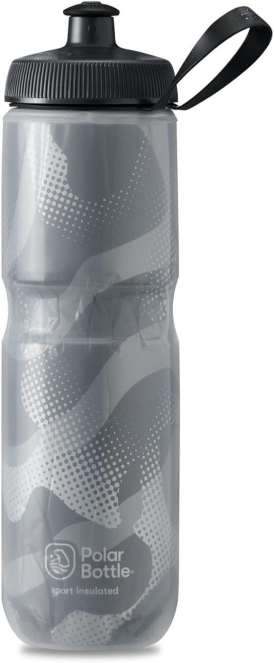 HydraPak Polar Bottle Sport Insulated Water Bottles (20oz & 24oz) - Leak Proof, Keeps Water Cool 2x Longer than Regular Bottles