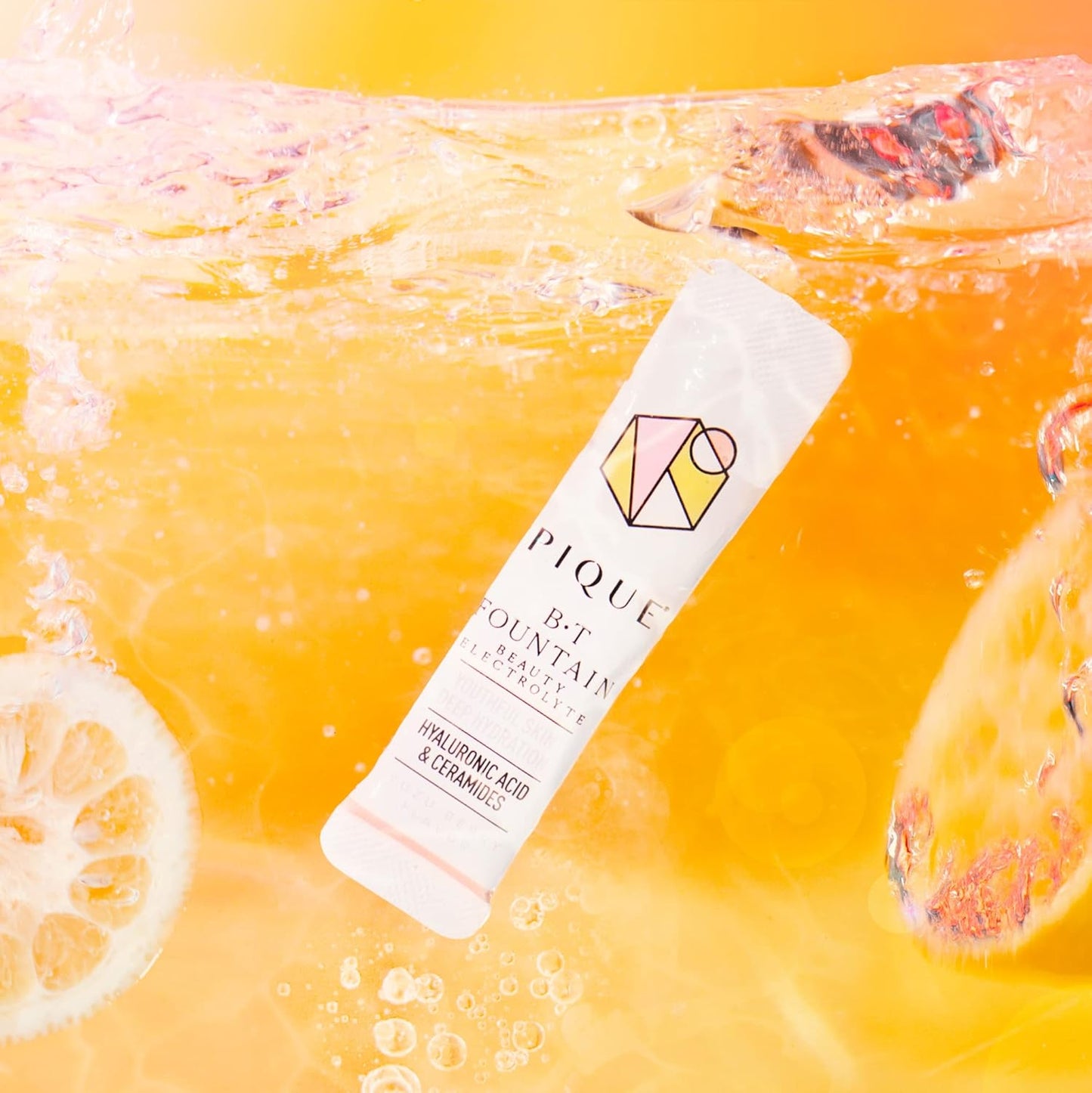 Hydrating Electrolyte Powder Packets with Hyaluronic Acid and Ceramides - 28 Single Serve Sticks