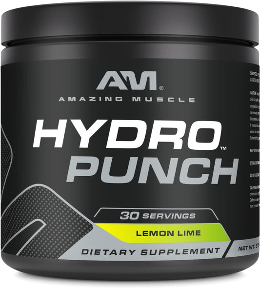 Hydration and Electrolyte Blend Powder with Vitamins B, C, Betaine Anhydrous - 30 Servings Lemon Lime Flavor
