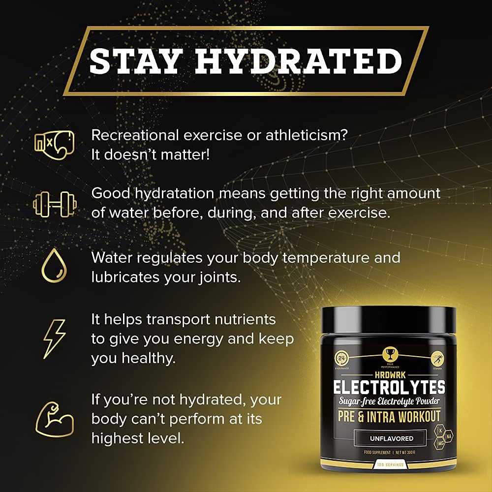 Hydration Boost Electrolyte Powder - Sugar Free Keto Supplement for Endurance & Fatigue Reduction - 100 Servings Unflavored & Mango Pineapple Set