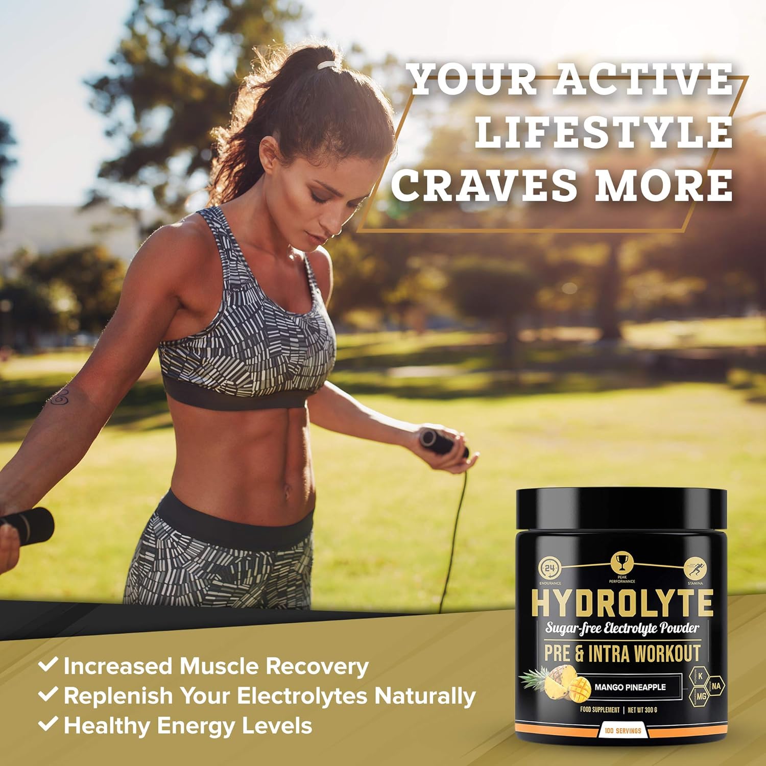 Hydration Boost Electrolyte Powder - Sugar Free Keto Supplement for Endurance & Fatigue Reduction - 100 Servings Unflavored & Mango Pineapple Set