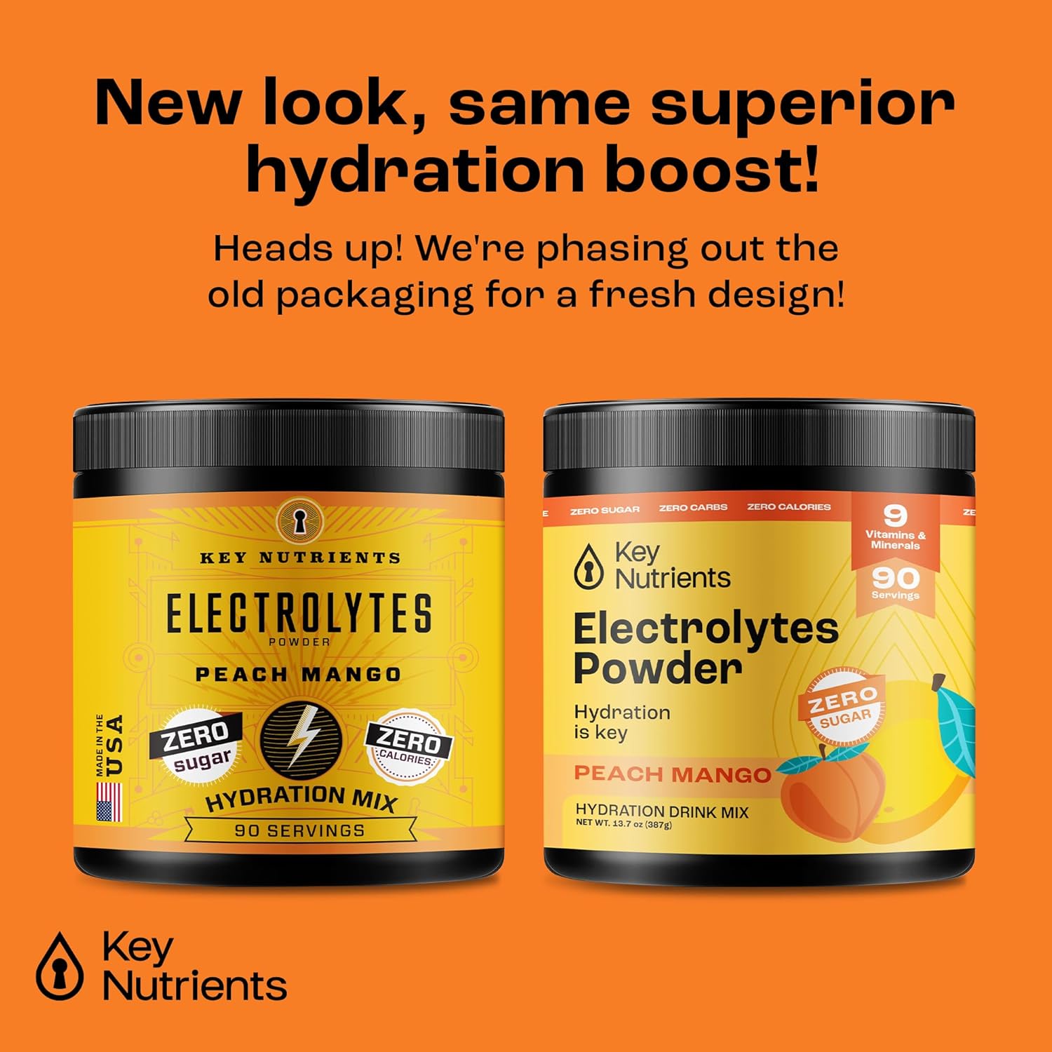 Hydration & Energy Electrolyte Bundle: Tablets & Powder - Sugar-Free Tropical Peach Mango Multivitamin