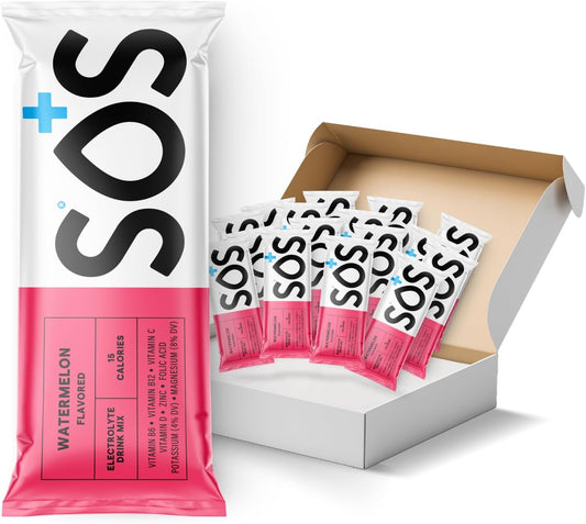 Hydration & Energy Electrolyte Powder Drink Packets with Essential Vitamins - 24 Servings
