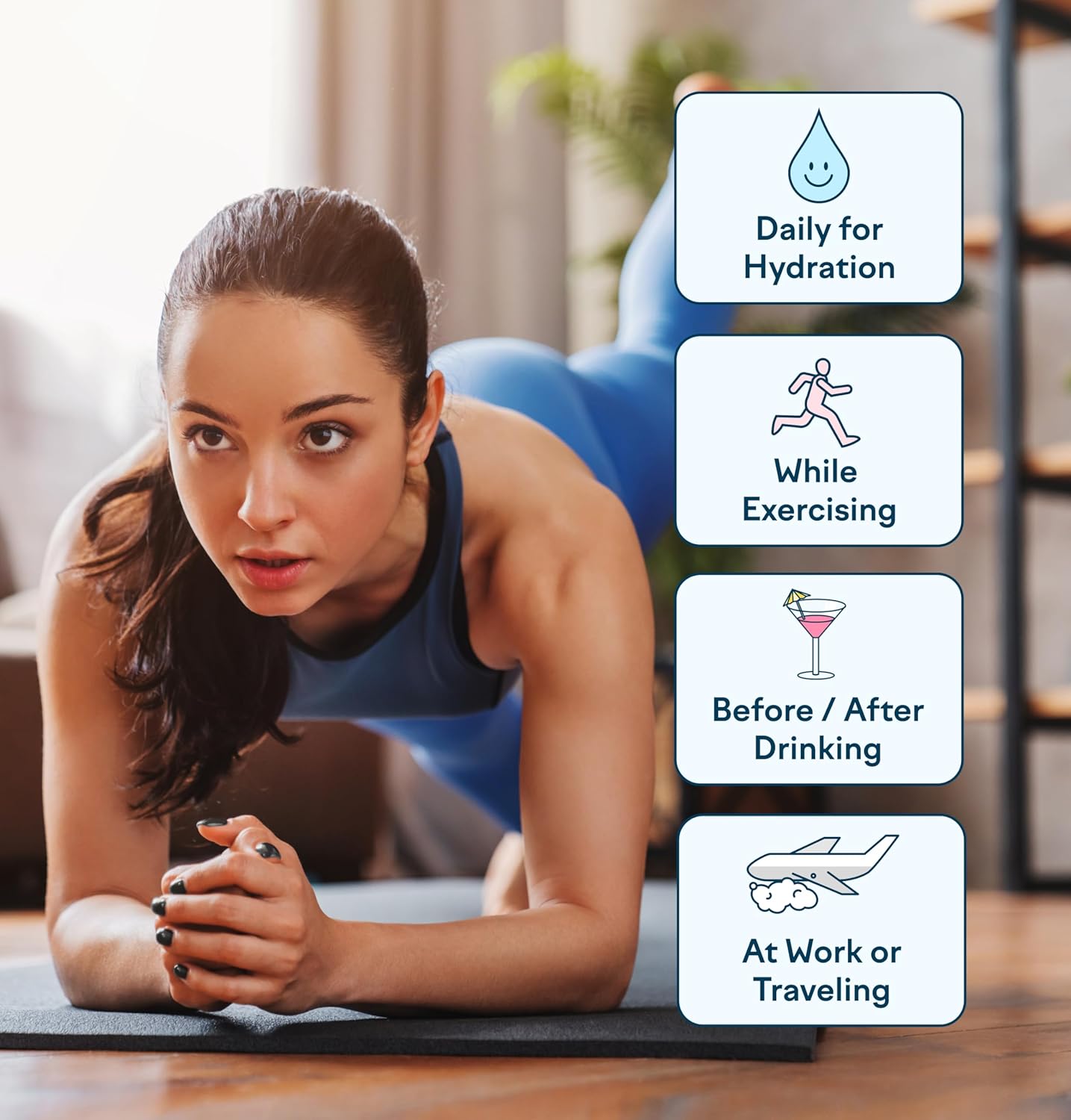 Hydration Hero Electrolyte Powder Packets - Sugar-Free, 1,000mg Electrolytes, Magnesium, Aloe Vera, Vitamin C, Vegan, Non-GMO - 24 Count Variety Pack