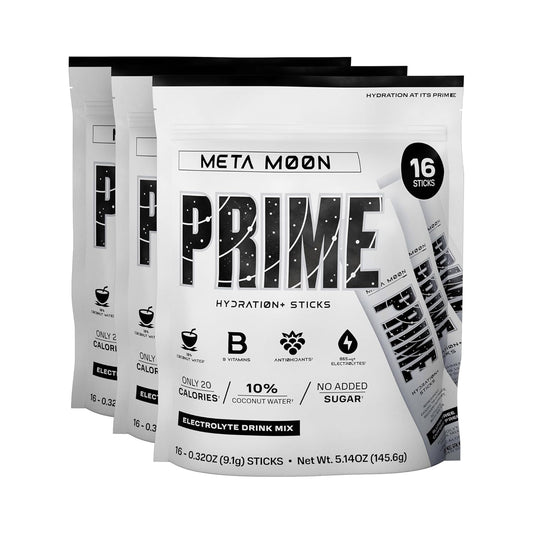 Hydration Powder Sticks with Electrolytes, BCAAs, and Antioxidants - 48 Vegan Single Serve Sticks