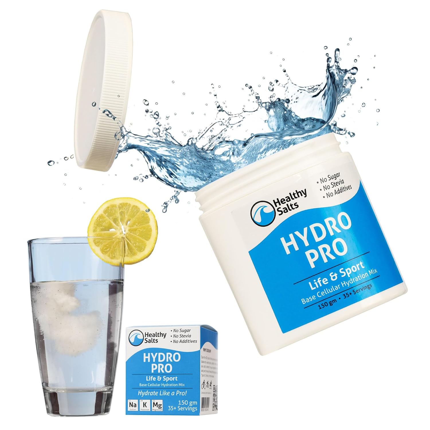 Hydration Powder with Electrolytes for Optimal Replenishment - Sugar Free Formula with 35 Servings