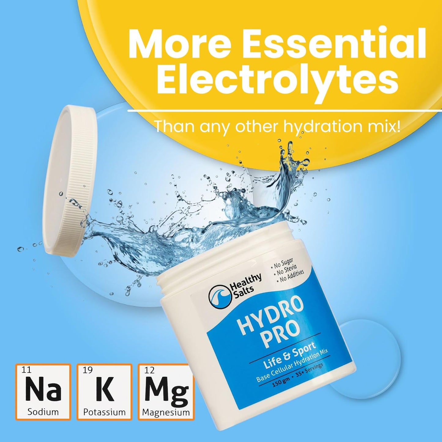 Hydration Powder with Electrolytes for Optimal Replenishment - Sugar Free Formula with 35 Servings