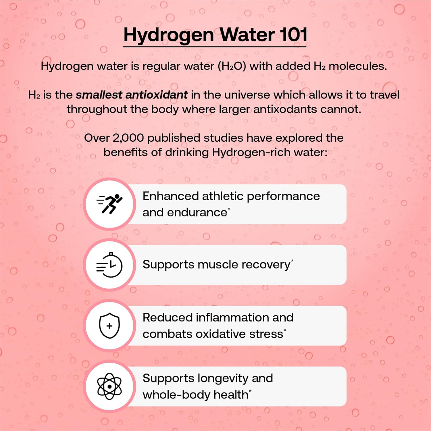 Hydrofy Hydrogen Water Drink Mix with Electrolytes | Raspberry Flavor | 25 Packets | No Sugar & Minerals for Superior Hydration