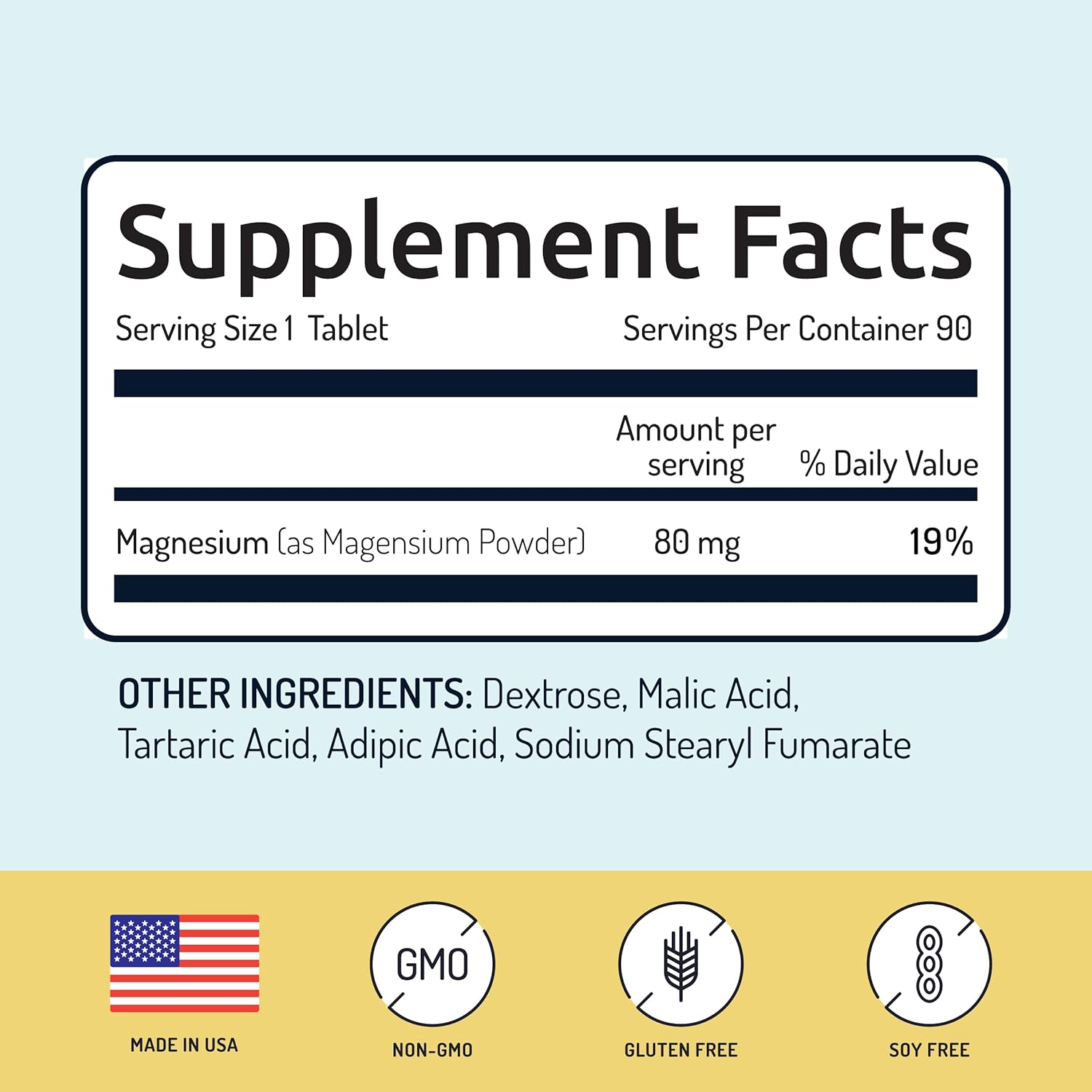 Hydrogen Water Tablets with Magnesium - 90 Servings for Energy, Brain Health, Cognitive Support - Non-GMO & Gluten Free