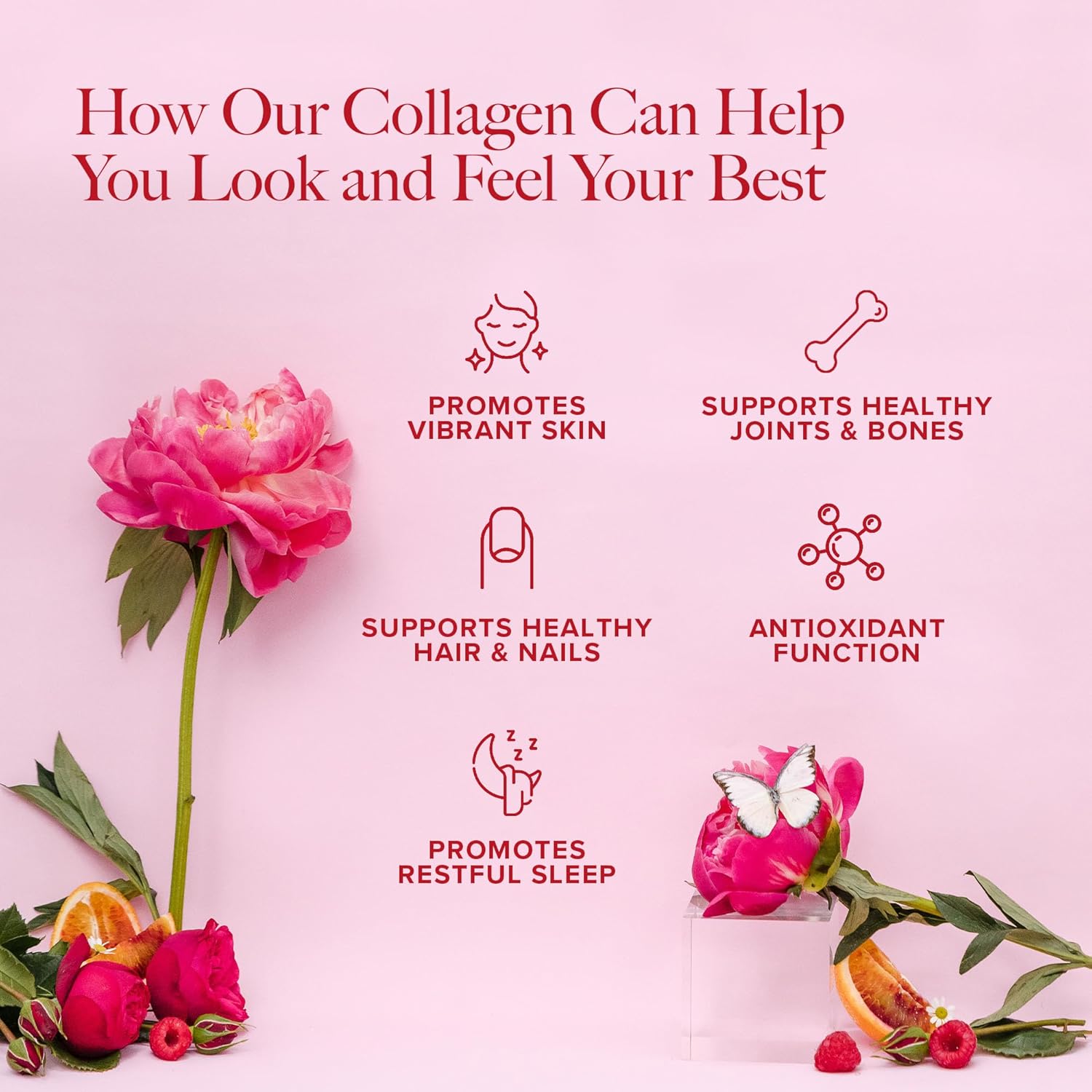 Hydrolyzed Collagen Peptides Powder - Unflavored Grass-Fed Protein for Hair, Skin, Nails, Joints - Keto, Dairy & Gluten Free - 7 Servings