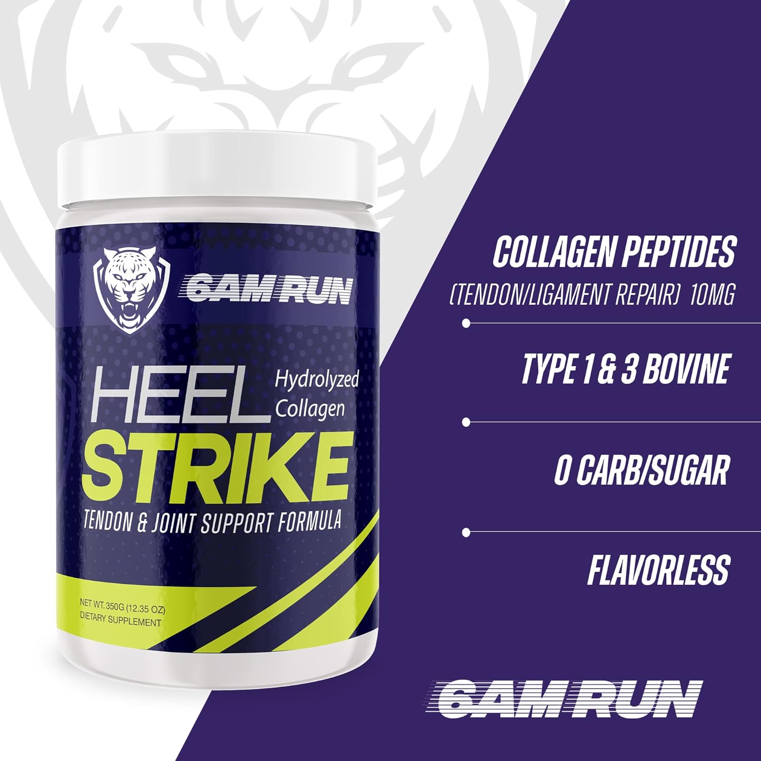 Hydrolyzed Collagen Powder for Joint Support, Hair, Skin, Nails - Unflavored Peptides - Non-GMO, Paleo & Keto - 35 Servings
